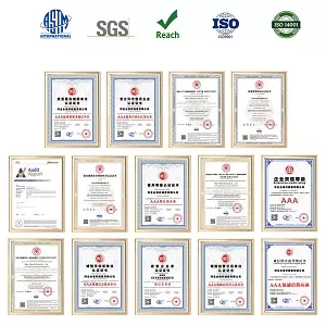معتمد من قبل SGS و ISO و REACH